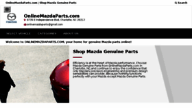 What Onlinemazdaparts.com website looked like in 2018 (5 years ago)