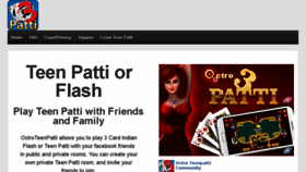 What Octroteenpatti.com website looked like in 2018 (5 years ago)