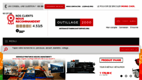 What Outillage2000.com website looked like in 2018 (5 years ago)