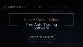 What Optionrobot.com website looked like in 2018 (5 years ago)