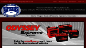 What Odysseybatteries.com website looked like in 2018 (5 years ago)