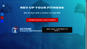 What Octaneathleticperformance.com website looked like in 2018 (5 years ago)