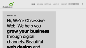 What Obsessiveweb.com website looked like in 2018 (5 years ago)
