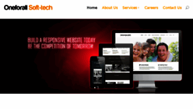 What Oneforallsofttech.com website looked like in 2018 (5 years ago)