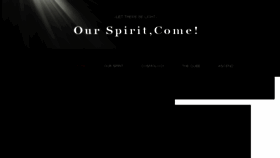 What Ourspirit.com website looked like in 2018 (5 years ago)