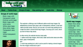 What Outline-world-map.com website looked like in 2018 (7 years ago)