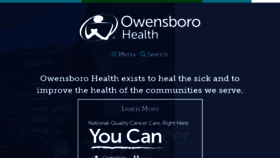 What Owensborohealth.org website looked like in 2018 (5 years ago)