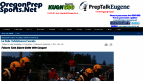What Oregonprepsports.net website looked like in 2018 (5 years ago)
