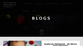 What Odchudzanie-efektywne.pl website looked like in 2018 (5 years ago)