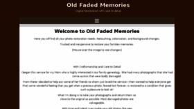 What Oldfadedmemories.com website looked like in 2018 (5 years ago)