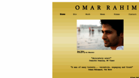 What Omarrahim.com website looked like in 2018 (5 years ago)