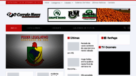 What Ocorreionews.com.br website looked like in 2018 (6 years ago)