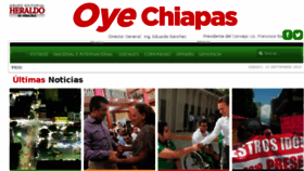 What Oyechiapas.com website looked like in 2018 (5 years ago)
