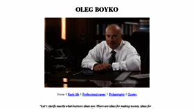 What Oleg-boyko.com website looked like in 2018 (5 years ago)
