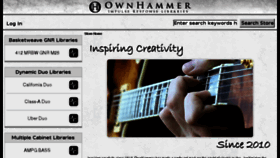 What Ownhammer.com website looked like in 2018 (5 years ago)