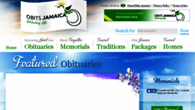 What Obitsjamaica.com website looked like in 2018 (5 years ago)