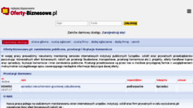 What Oferty-biznesowe.pl website looked like in 2018 (5 years ago)