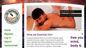 What Oil-testimonials.com website looked like in 2018 (6 years ago)