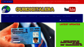 What Ourdigitalera.com website looked like in 2018 (5 years ago)