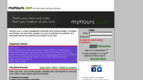 What Old.myhours.com website looked like in 2018 (5 years ago)