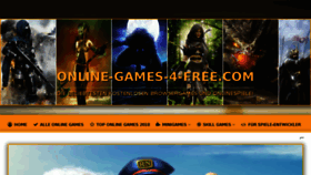 What Online-games-4-free.com website looked like in 2018 (5 years ago)