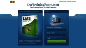 What Ourtrainingroom.com website looked like in 2018 (5 years ago)