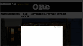 What Onemagazine.es website looked like in 2018 (5 years ago)