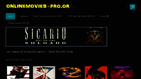What Onlinemovies-pro.org website looked like in 2018 (5 years ago)
