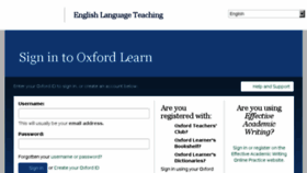 What Oxfordlearn.com website looked like in 2018 (5 years ago)