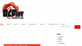 What Ocdrift.com website looked like in 2018 (5 years ago)