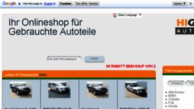 What Onlineteile24.de website looked like in 2018 (5 years ago)