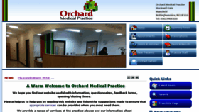 What Orchard-medical.co.uk website looked like in 2018 (5 years ago)