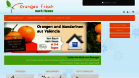 What Orangenfrisch-nachhause.com website looked like in 2018 (5 years ago)