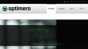 What Optimero.com website looked like in 2018 (5 years ago)