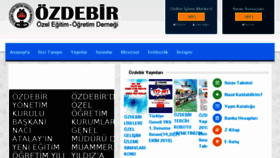 What Ozdebir.org.tr website looked like in 2018 (5 years ago)