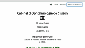What Ophtagolfe.fr website looked like in 2018 (5 years ago)