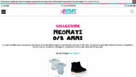 What Outletbambini.it website looked like in 2018 (5 years ago)