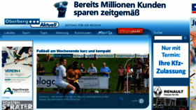What Oberberg-aktuell.de website looked like in 2018 (5 years ago)