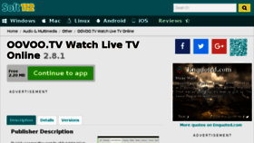 What Oovoo-tv-watch-live-tv-online.soft112.com website looked like in 2018 (5 years ago)