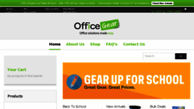What Officegear.co.za website looked like in 2018 (5 years ago)
