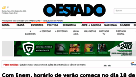 What Oestadoce.com.br website looked like in 2018 (5 years ago)