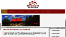 What Oberharz-ferienhaus.de website looked like in 2018 (5 years ago)