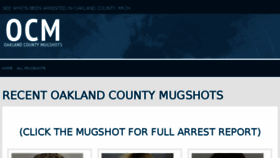 What Oaklandcountymugshots.com website looked like in 2018 (5 years ago)