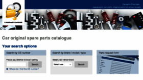 What Original-car-parts.net website looked like in 2018 (5 years ago)