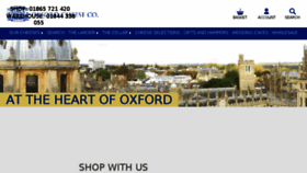What Oxfordcheese.co.uk website looked like in 2018 (5 years ago)