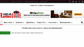 What Officiallondonvisit.com website looked like in 2018 (5 years ago)