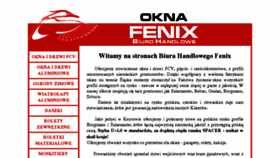 What Oknafenix.pl website looked like in 2018 (5 years ago)