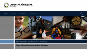 What Orientacionlegalparatodos.com website looked like in 2018 (5 years ago)