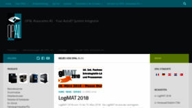 What Opal.ch website looked like in 2018 (7 years ago)