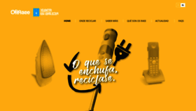 What Oqueseenchufareciclase.gal website looked like in 2018 (5 years ago)